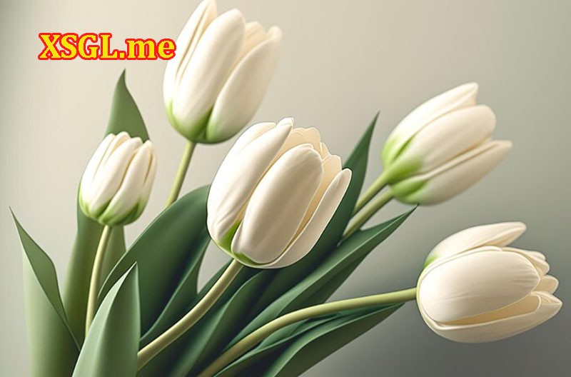 Mơ thấy hoa tulip trắng đánh con số 56